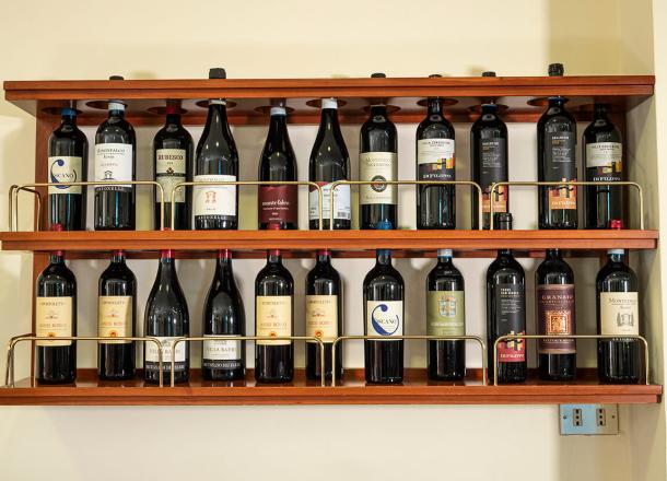Local and national wine list